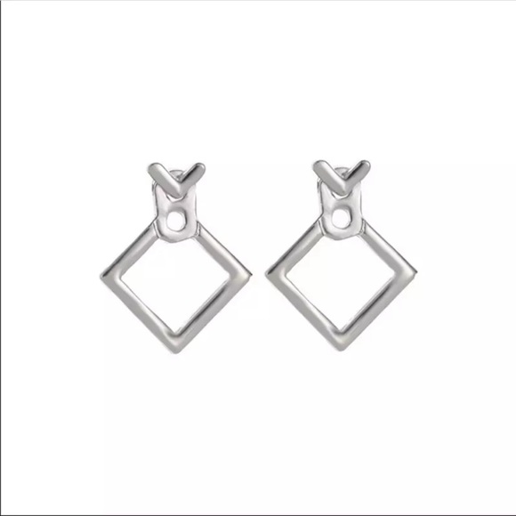 • Charlotte • Geometric Earrings - Picture 3 of 4